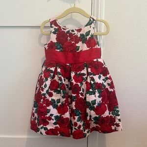 Janie and Jack Red Floral Dress
